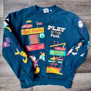 Disneyland Play in the Parks Magic Kingdom Sweatshirt Walt Disney World Epcot